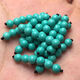 Raw ore natural turquoise round beads loose beads with beads single beads disciple beads diy accessories accessories millet beads spacer beads 4.3mm round beads set of 8