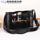 Make-up artist and make-up brush bag, crew on-site storage waist bag, outdoor cross-body back, portable, large, without zipper, black