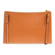MCMAren Logo Abstract Fishnet Pattern Nappa Leather Clutch Medium Women's Brown Basics (Bag + Dust Bag)