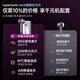National 3C certification丨4.5 billion negative ion hair care high-speed leafless hair dryer household negative ions silent high-power non-harming hair constant temperature quick-drying hair dryer Huaqiangbei official top-single nozzle rose red 4.5 billion moisturizing negative ion hair care