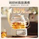 Midea Huayang 0 glue all-glass health kettle, multi-function tea kettle, mother and baby kettle, constant temperature electric kettle, fully automatic all-in-one tea maker 1.2L YS12B302J