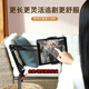 XUNDD Xundi rotatable telescopic folding tablet phone holder floor-standing live broadcast robotic arm overhead shooting ipad learning to watch dramas bedroom dormitory bedside metal lazy support bracket black 1.35-1.4 meters turbine self-locking bracket three-axis folding suitable for 4 to 13-inch mobile phones/tablets