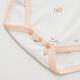 Tongtai (TONGTAI) baby bag, spring and autumn pure cotton baby jumpsuit, children's triangle robe, pajamas, white 90cm