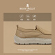 MONTAGUT Old Beijing Canvas Shoes 2025 Spring and Autumn New Product Thin Breathable Casual Men's Shoes Versatile Soft Sole Shoes for Men Khaki (Leather Shoe Size) 38