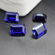 Bhiodha2025 new quality tanzanite sapphire loose stone rectangular blue main stone Sri Lanka rough stone 6x8mm