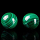 Guaranteed collection of malachite wearing double-eyed round beads loose bead bracelet bracelet Star Bodhi DIY Duobao collection-grade double-eyed malachite round beads 16mm