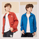 Jordan Nike AJ children's clothing boys' jackets children's autumn new windproof reversible tops red ocher