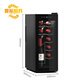Shixi France imported red wine cabinet constant temperature wine cabinet household small mini mini ice bar electronic constant temperature refrigerator (12 bottles) curved door