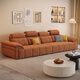 Jane Xin Chenille sofa living room 2025 new small apartment removable and washable pillow adjustable fabric sofa 868B