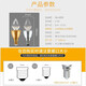 FSL Foshan Lighting LED energy-saving bulb tip bulb E14 small screw mouth 6.5w white light gold 5 pieces