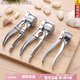 ZQ new 304 garlic press food grade extra large garlic masher garlic tong multi-functional zinc hand zinc alloy large garlic press 5-in-1