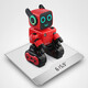 JJR2024 Robot juguetes para niños para niños Control remoto eléctrico controlado por voz Programación inteligente de educación inteligente Educación temprana Controlado Voz con voz de diálogo Diálogo K10-Red Voice Diálogo + APP + 18 Versión eléctrica dual Lorte de batería total de 120 puntos