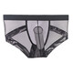 PuLian Men's Sexy Underwear Panties for Men and Women to Masturbation Special Aircraft Thongs Transparent JJ Gun Egg Separation Bag Black Transparent JJ Cover Men's Special Airplane T-shirt One Size Recommended 100-170Jin Jin equals 0.5kg, 160-180cm