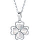 CHINA GOLD platinum pendant pt950 four-leaf clover love pendant Chinese Valentine's Day gift about 2.2g