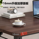 New appearance computer table folding table desk spring table home study table dining table writing table office training table long table walnut color 100*50cm