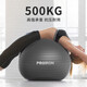 PROIRON yoga ball 65cm fitness ball thickened and explosion-proof Pilates large ball balance ball silver gray diameter 75cm - thickened and explosion-proof