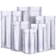 Haosikepu aluminum foil sealed bag tea bag sealed bag ziplock bag sampling packaging bag self-standing packaging bag 11*16+3cm (50 pieces)