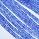 DL 1998 Fat Donglai same style tanzanite loose beads imported from India with high quality natural glossy abacus beads DIY No. 369 diameter 1.8-3.7mm about half price 2