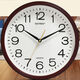 Weirong Jinzhongbao Brand Wall Clock Modern Living Room Простые часы модные творческие часы круглые золотые настенные часы 3883 Матовый черный диаметр 34 см 1 дюйм