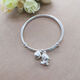 Chili Zodiac Miao Silver Bracelet Children's Silver Bracelet Student Birthday Gift Female Zodiac Year Bracelet 2025 Rat