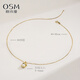 Ou Shiman Jewelry Round Freshwater Pearl Necklace Highlight White Shell Pendant Women's Adjustable S925 Silver Pearl