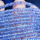 DL 1998 Fat Donglai same style tanzanite loose beads imported from India with high quality natural glossy abacus beads DIY No. 369 diameter 1.8-3.7mm about half price 2