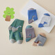 Children's Socks, Boys' Spring, Autumn and Summer Thin Socks, Sweat-Absorbent and Breathable, Middle-Grade Boys' Student Sports Socks, 3 Pairs, Random Colors, 1-3 Years Old