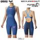 Arena (arena) Arena competitive one-piece swimsuit short distance athlete FinaMark high-speed swimsuit ARN-4000W DBLU L