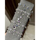 Companion blessing Jingdong Express purple bracelet s925 sterling silver amethyst tanzanite purple jade crystal picking up the girl's heart 4mm_Amethyst Snowflake_Random Hair in Darkness_Hand Circumference