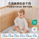 EMXEE crib fitted sheet pure cotton sheets bedding kindergarten mattress pure cotton Elf Dream Garden 120*60cm