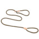 Dog leash P chain rope dog walking rope explosion-proof impact collar integrated dog leash medium and large small dogs beige P chain L size 20-50Jin Jin equals 0.5 kg applicable