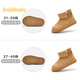Balabala children's shoes children's snow boots boys and girls short boots thickened velvet cotton boots anti-slip 2025 new winter boots