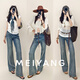 
MeiYANG (MEIYANG) God Pants No. 1 Jeans Retro Slim and Slim [Small 50] Blue (regular version) S
