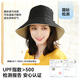 JIUMU sun protection hat women's sun hat sun hat fisherman hat summer outdoor face covering anti-UV hat for women