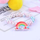 Meipai cartoon children's bracelet little girl princess baby cat animal flower imitation pearl bracelet bracelet bracelet accessories 5# cute KT cat