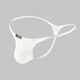 Men's thong thin edge U convex large bag tight low waist sexy sexy S men's breathable pants underwear white S privacy delivery