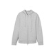 Eveli (eifini) Jiang Xin endorses Tencel cotton all-match must-have slim gray sweatshirt cardigan women's jacket 2025 spring new pattern gray large version S 80-110Jin Jin is equal to 0.5 kg
