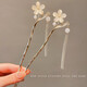 New Chinese style simple hairpin, ancient style headwear, girl gift, Hanfu accessories, hairpin, jade rabbit hairpin