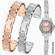 Vanu adapted to Casio sheen watch with steel strap for women SHE-4540 4048 LTP-1391/V007 metal rose gold diamond-set bracelet 12 14mm (G100) gold 12mm
