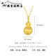 YIBIY velvet lucky bag necklace K gold pendant velvet craft bag lucky necklace Chinese style gift for girlfriend 18K gold velvet lucky bag - chain not included