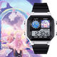 
Light Escape Sky Mushroom White Bird Keel surrounding electronic watch small square waterproof luminous no entertainment function gift [Stylish silver-electronic watch] z3895 Light Escape Super Value Gift Pack (Extra Long Battery + Gift Box Packaging)
