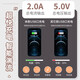 Jingdong Logistics New plug-in strip triangular beveled double-sided plug-in socket strip meter with high power 2500W plug-in strip with line multi-functional USB panel wiring board plug 10 slots + 2.8 meters