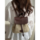 Dadong light travel backpack for women 2024 new summer fashion straw woven bag casual knitting small backpack khaki