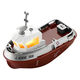 Martin Brothers water play remote control tug boat waterproof charging remote control ship simulation boy toy model children's RC toy gift 12 cm - mini remote control tug boat - gift box lasts about 30 minutes