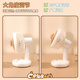 Xiaomi ikapibala desktop small fan desktop USB charging mini fan cartoon cute silent big wind capybara Kapibala desktop fan 9221K USB charging