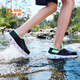 ANTA Children's Sandals Men's and Women's Big Children's Shoes 2025 Summer New Outdoor River Tracing Shoes Baotou Beach Shoes Men's Black/Cloud Gray/Anthracite Gray-2 34