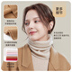 JIUMU Cashmere Warm Scarf Women's Autumn and Winter Thickened Cold-proof Neck Protector Women's Neck Cover Winter Wool Scarf Women's Winter