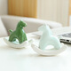 Creative ceramic cute rocking little green horse tea pet ornaments fun tea room tea table decoration tea play tea ceremony accessories Green Horse