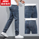 
Lee dprre lengthened men's jeans men's lengthened 2 meters tall long legs 115CM straight slim fit elastic blue gray wear-resistant 9901x7 blue gray lee01 29 Recommended 100-120Jin [Jin equals 0.5 kg] length 110