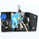 Luyida Card Bag Cadena Key Cadena Dos en uno Multifunción Multifunción Caqueta Hunghide Simple Car Bag Black Black